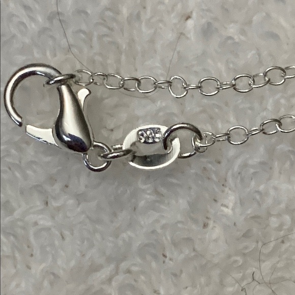 Silver Heart Pendant Necklace 925 - Picture 6 of 7